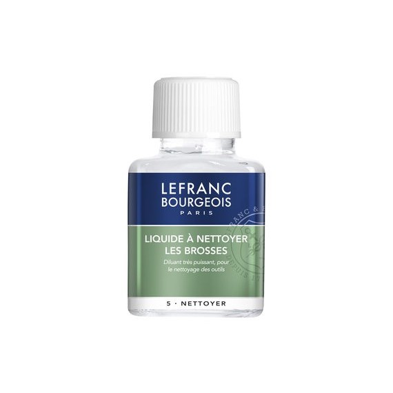 Liquide nettoyage LEFRANC & BOURGEOIS Nettoyant pour brosses - Flacon:75 ml - 3002277