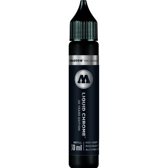 Recharge marqueur MOLOTOW (A l'alcool ) Liquide chrome - 699080 - 30 ml 