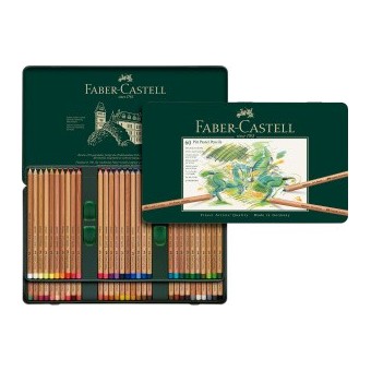 Boite craie FABER & CASTELL Pitt - 60 pastels assortis 112160 (Métal) 