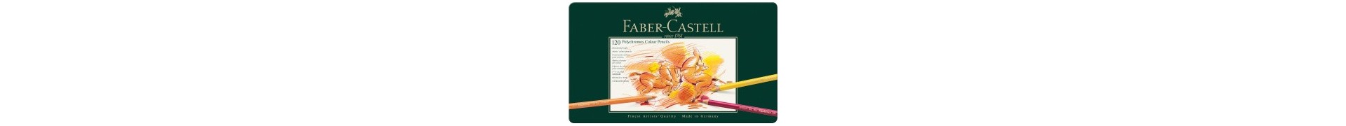 Boite crayon de couleur FABER & CASTELL Polychromos - 120 crayons Polychromos 110011 (Métal) 