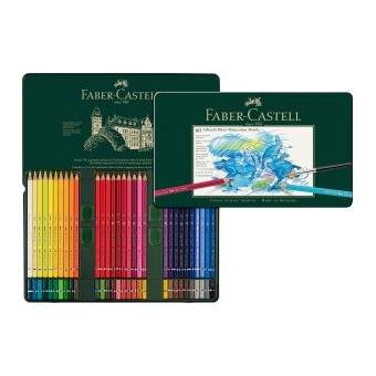Boite crayon aquarelle FABER & CASTELL Abrecht Durer - 60 crayons 117560 (Métal) 