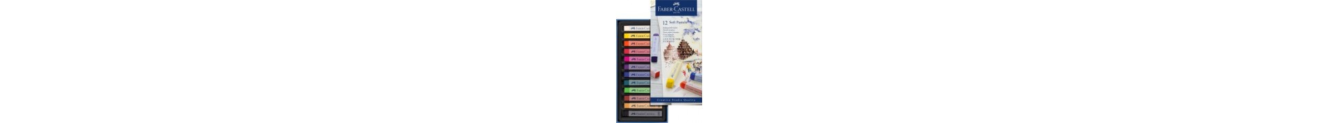 Boite pastel sec FABER & CASTELL Créative studio - 12 Pastels sec - 128312 