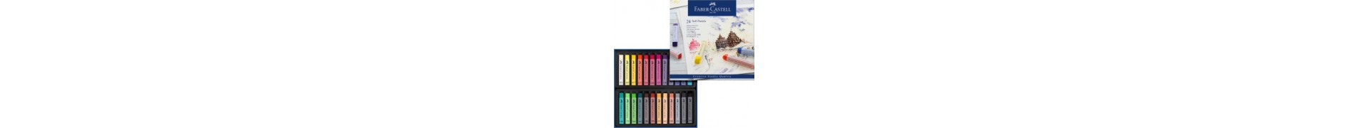 Boite pastels sec FABER & CASTELL Créative studio - 24 Pastels secs - 128324 