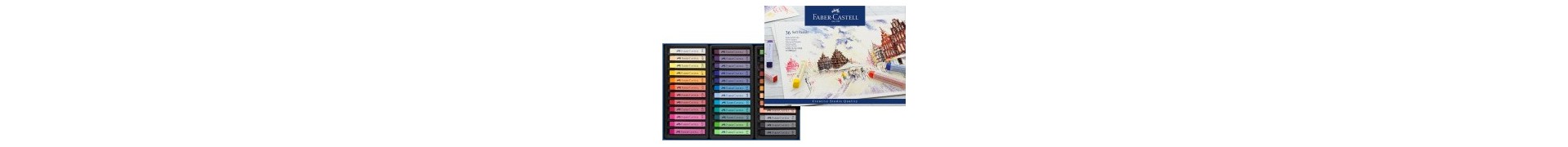 Boite pastel sec FABER & CASTELL Créative studio - 36 Pastels secs - 128336 