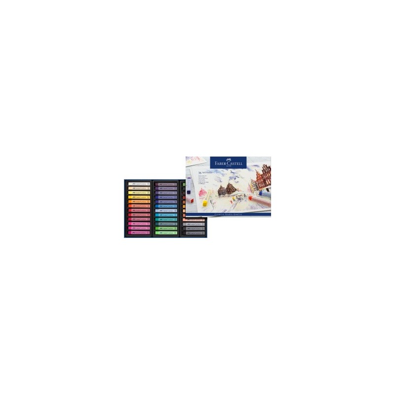 Boite pastel sec FABER & CASTELL Créative studio - 36 Pastels secs - 128336 