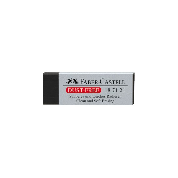 Gomme FABER & CASTELL Dust free - Black - 187121 
