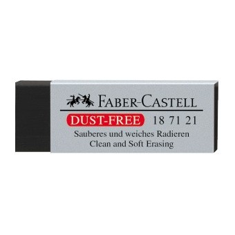 Gomme FABER & CASTELL Dust free - Black - 187121 