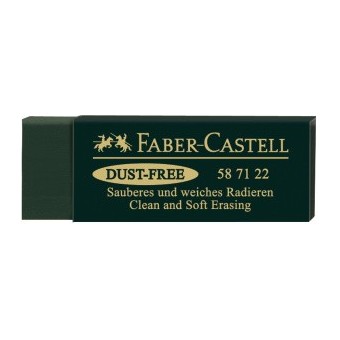 Gomme FABER & CASTELL Dust free - Vert 