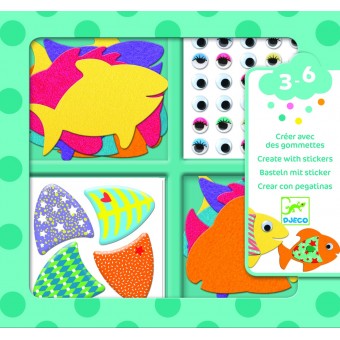 Stickers DJECO - J'aime les poissons 
