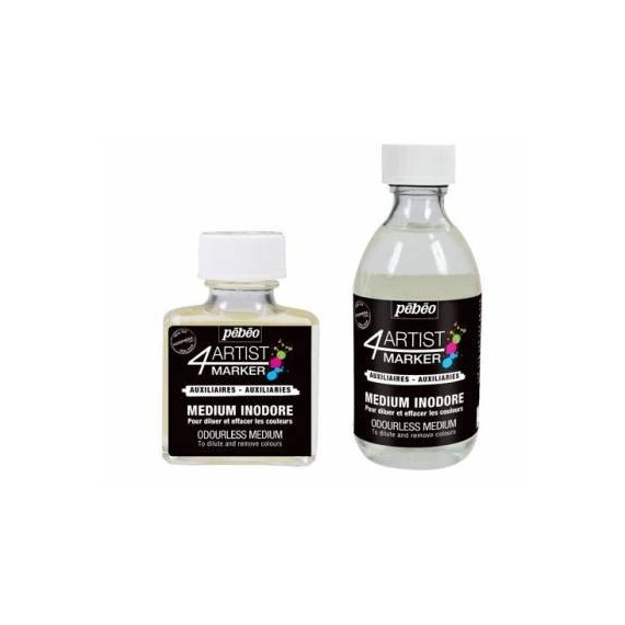 Médium marqueur PEBEO - Médium inodore - feutre marker peinture à l'huile - Flacon: 75 ml 