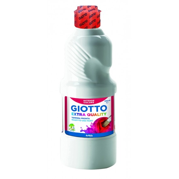 Gouache GIOTTO - Liquide - Flacon: 500 ml - 532801 Blanc 