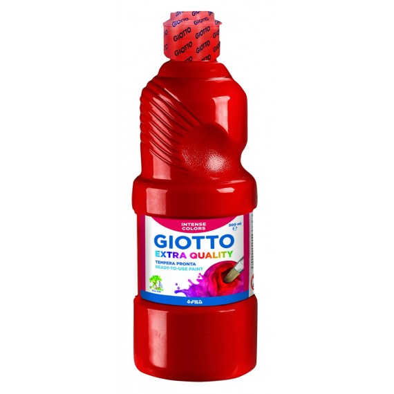 Gouache GIOTTO - Liquide - Flacon: 500 ml - 532807 Vermillon 