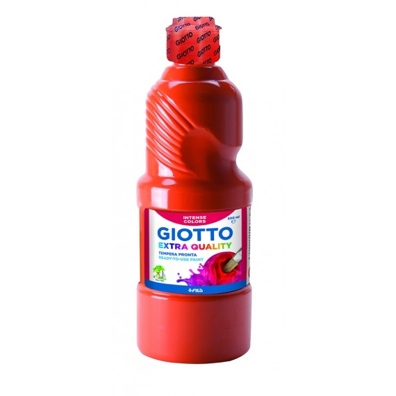 Gouache GIOTTO - Liquide - Flacon: 500 ml - 532808 Rouge écarlate 