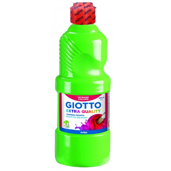 Gouache GIOTTO - Liquide - Flacon: 500 ml - 532811 Vert printemps 