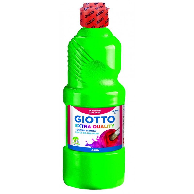 Gouache GIOTTO - Liquide - Flacon: 500 ml - 532812 Vert 