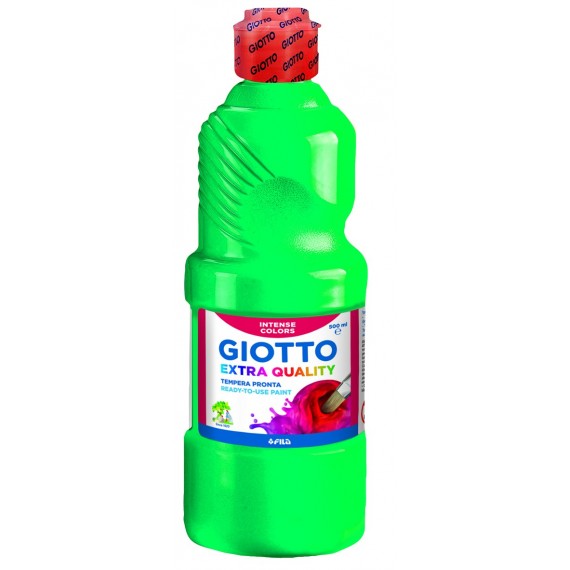 Gouache GIOTTO - Liquide - Flacon: 500 ml - 532813 Vert émaraude 
