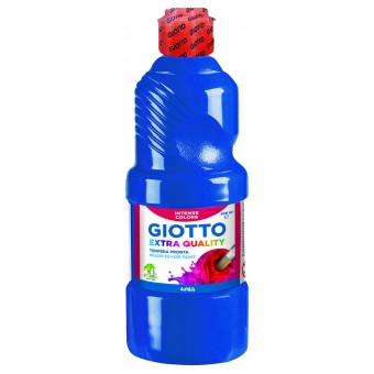 Gouache GIOTTO - Liquide - Flacon: 500 ml - 532817 Bleu outremer 