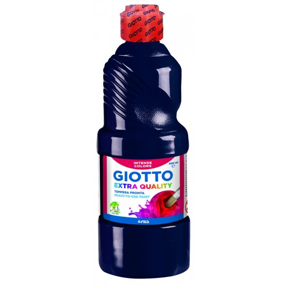 Gouache GIOTTO - Liquide - Flacon: 500 ml - 532824 Noir 