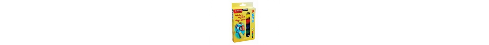 Boite peinture PEBEO Prima magic - Peinture magique - 6 tubes de 20 ml 