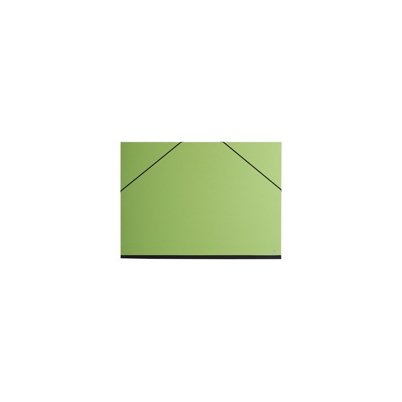 Carton à dessin CLAIREFONTAINE Couleur - F:37 x 52 cm - A élastique - Vert