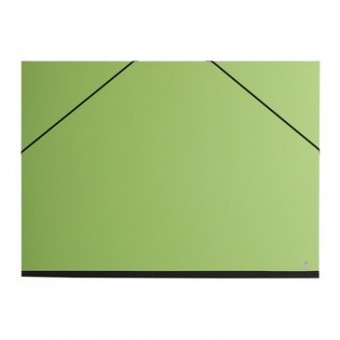 Carton à dessin CLAIREFONTAINE Couleur - F:37 x 52 cm - A élastique - Vert