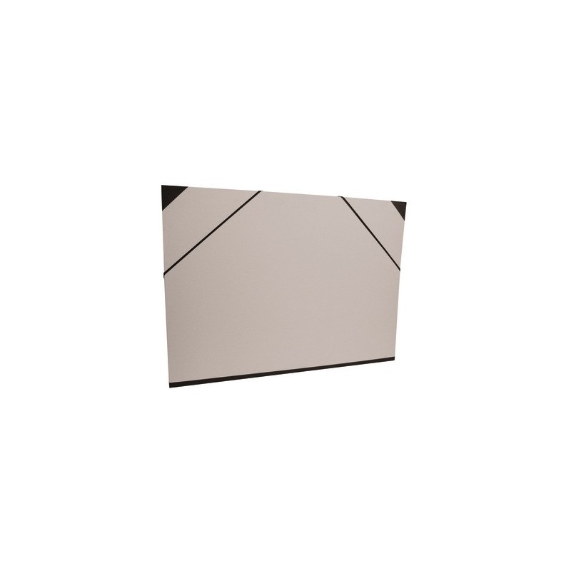 Carton à dessin CLAIREFONTAINE Brut- F:37 x 52 cm - A élastique - Gris 