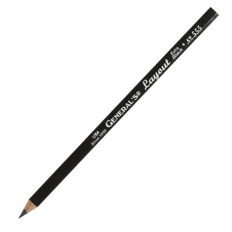 Crayon graphite LAYOUT 555 - Extra noir 