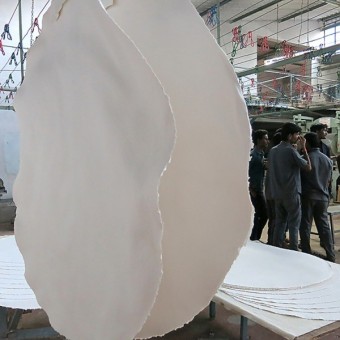 Papier du monde KHADI Rond - Pur chiffon - 400g - Diamètre: 110 cm 