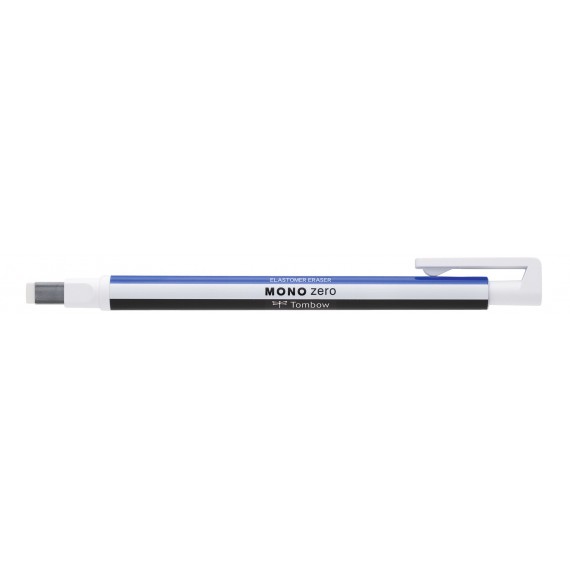 STYLO GOMME TOMBOW MONO ZERO PTE RECT. 2.5 x 5 mm Blanche 