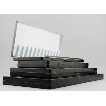 Palette aluminium HOLBEIN - 1130-20 - Pour aquarelle - F: 19.5 x 7.5 cm (Pliante) 