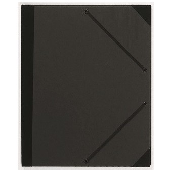 Carton à dessin PRAT - F:24 x 32 cm - A élastique - Noir 