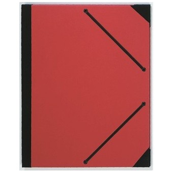 Carton à dessin PRAT - F:24 x 32 cm - A élastique - Rouge 