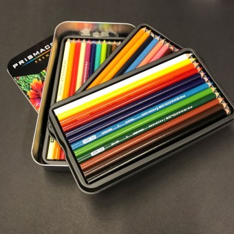 Boite crayon de couleurs PRISMACOLOR Premier - 36 Crayons assortis (Métal) 