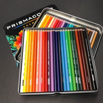 Boite crayon de couleur PRISMACOLOR - 48 Crayons assortis 