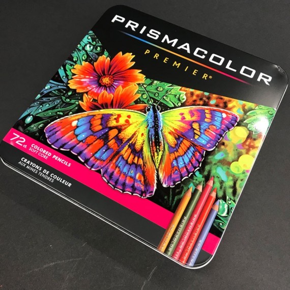 Boite crayon de couleurs PRISMACOLOR Premier - 72 Crayons assortis (Métal) 