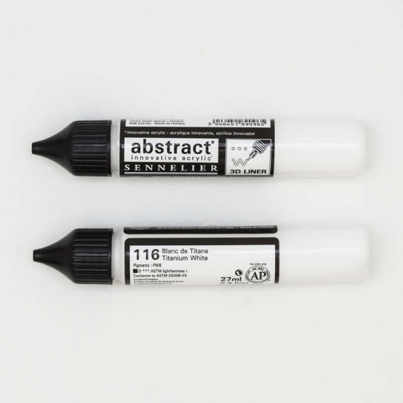 Peinture acryliqueSennelier Abstract liner  acrylique Sennelier Abstract Liner:blanc de titane