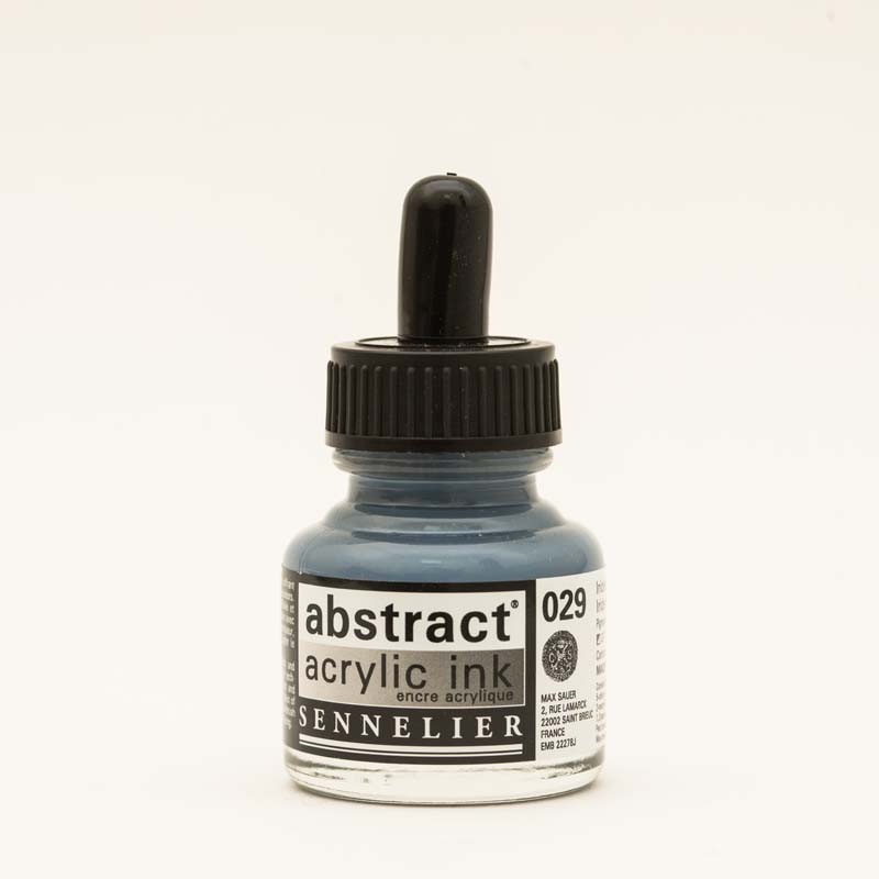 Encre acrylique Sennelier Abstract  encre acrylique:iridescent argent