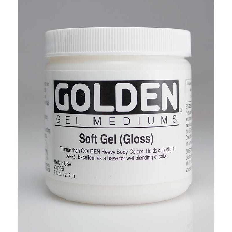 Gel acrylique transparent  légé GOLDEN   Finition:gloss