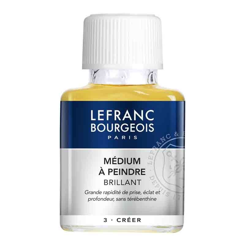 Médium huile LEFRANC & BOURGEOIS - Médium à peindre brillant incolore  