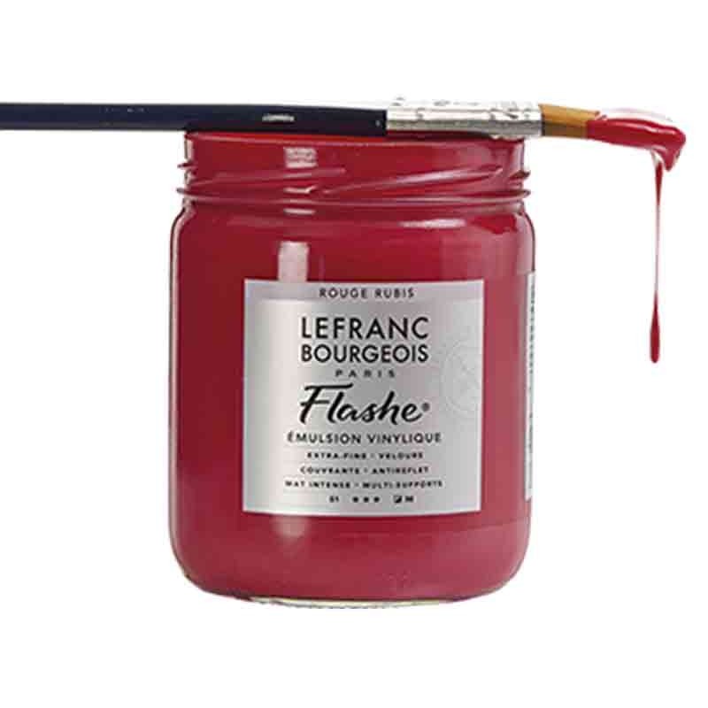 Gouache vinylique LEFRANC & BOURGEOIS Flashe - Série 3 - Pot: 125 ml  lefranc flash:Blanc