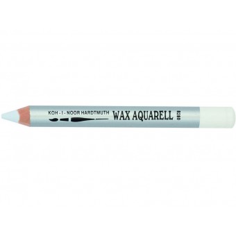 Crayon aquarelle WAX KOH-I-NOOR - D: 11 mm WAX KOH-I-NOOR:01-blanc