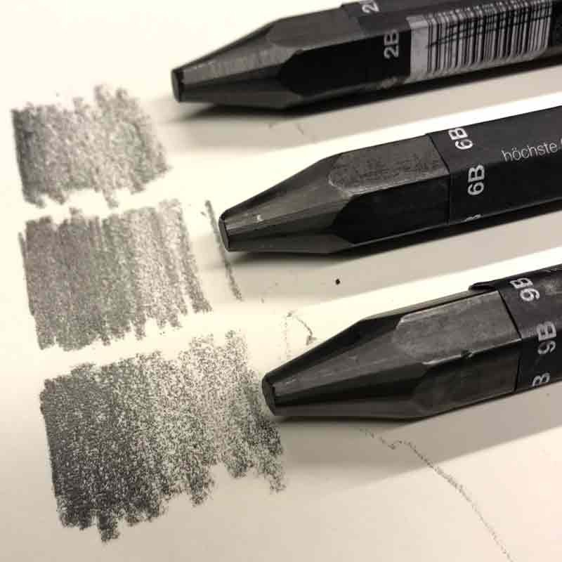 Craie graphite LYRA - 1 aquarellable - D:12 mm Graduation:9B