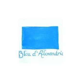 Encre pour enluminure - Flacon: 30 ml - Cacheté l'artisant:bleu d'alexandrie
