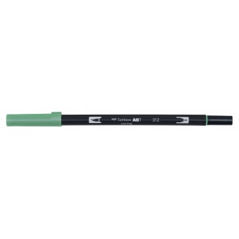 Feutre tombow abt  dual brush -  - 96 couleurs couleurs Tombw ATB:312-holly green