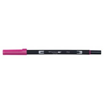 Feutre tombow abt  dual brush -  - 96 couleurs couleurs Tombw ATB:725-rhodamine red