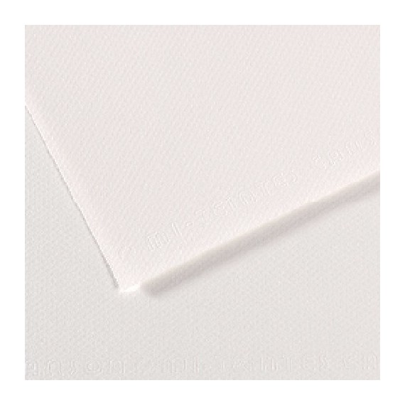 Papier dessin CANSON Mi-Teinte 160gr - F:55 x 75 cm mi teinte canson:Blanc