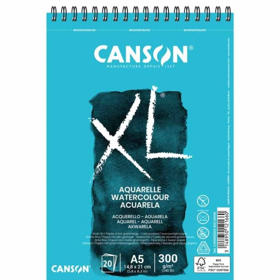 Album aquarelle CANSON XL - 300g (20f) 