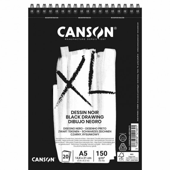 Album papier noir CANSON XL 