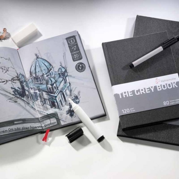 Carnet HAHNEMUHLE The grey book 