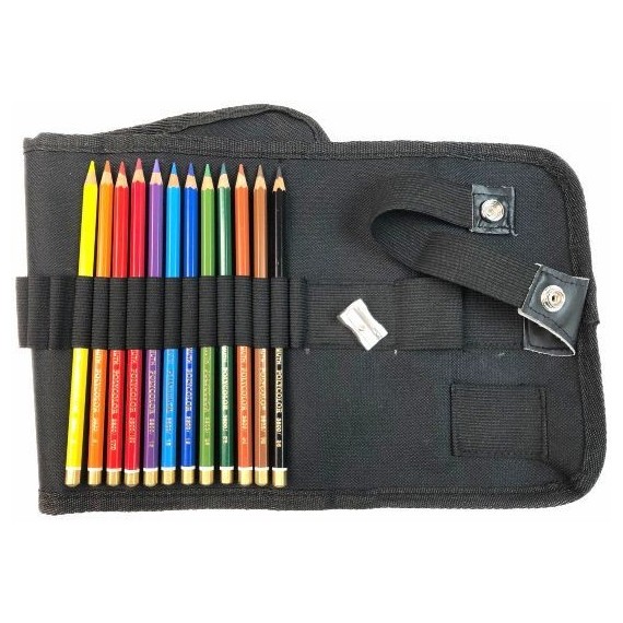 Trousse de crayon de couleur KOH-I-NOOR - Trousse souple - 13 références 